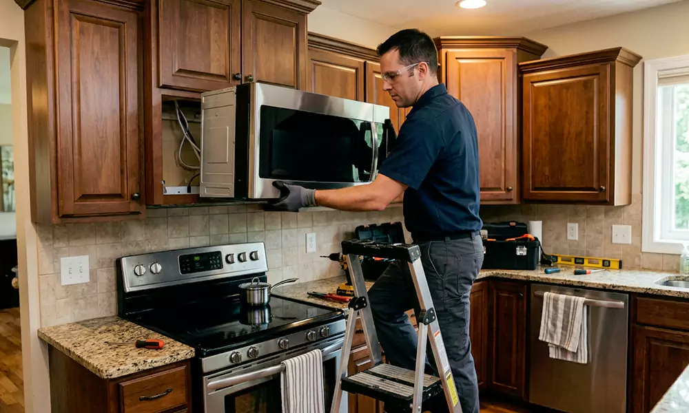 Microwave Installation in Coronado, CA
