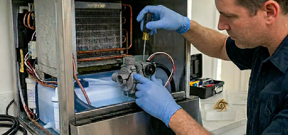 Commercial Ice Maker Water Pump Repair in Coronado