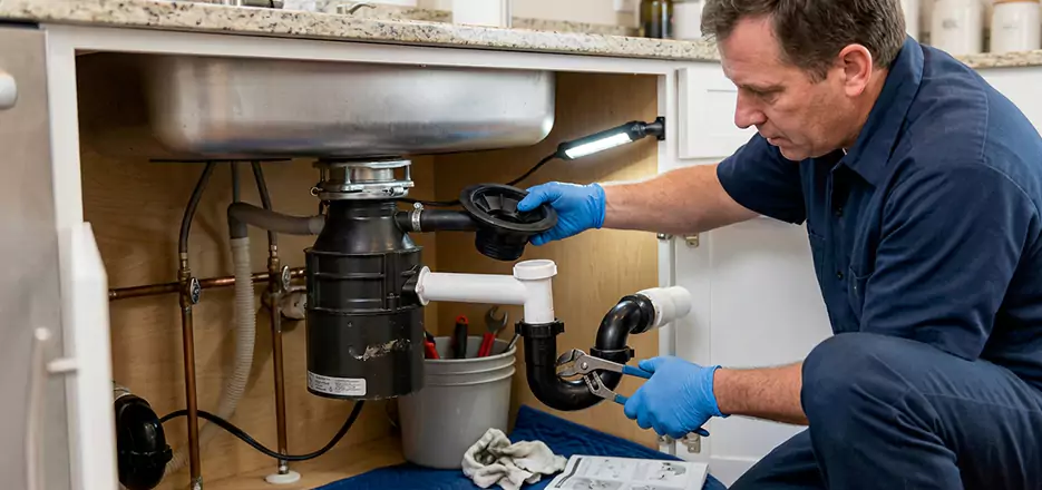 Garbage Disposal Splash Guard and Trap Installation in Coronado