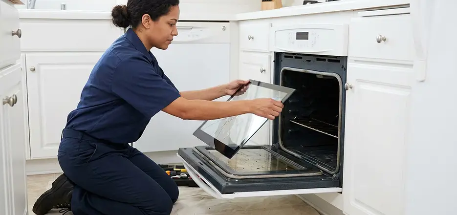 Range Oven Door Glass Replacement in Coronado