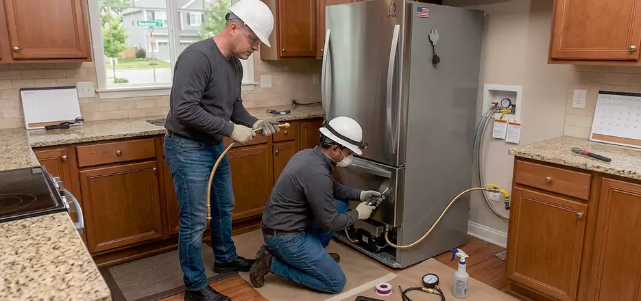 Propane Refrigerator Installation in Coronado